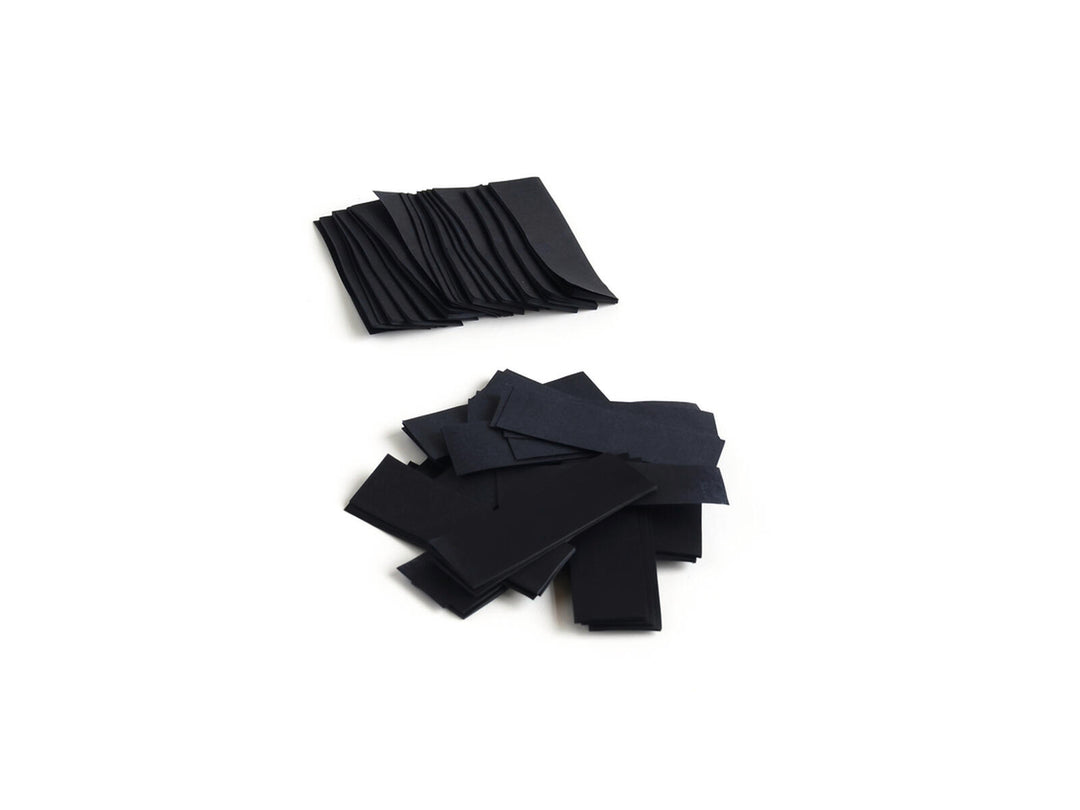 TCM FX Slowfall konfetti rektangulär 55x18mm, svart, 1kg