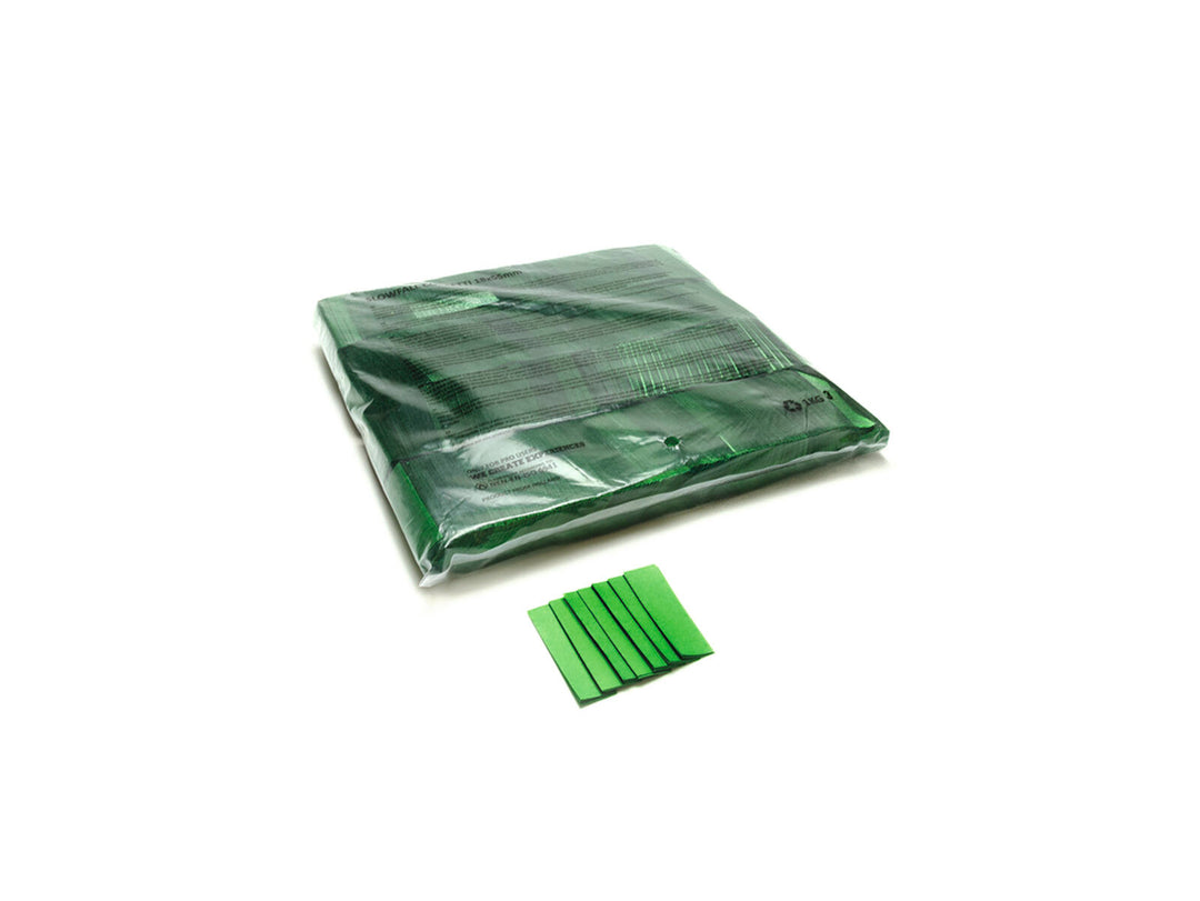 TCM FX Slowfall Confetti rectangular 55x18mm, mörkgrön, 1kg