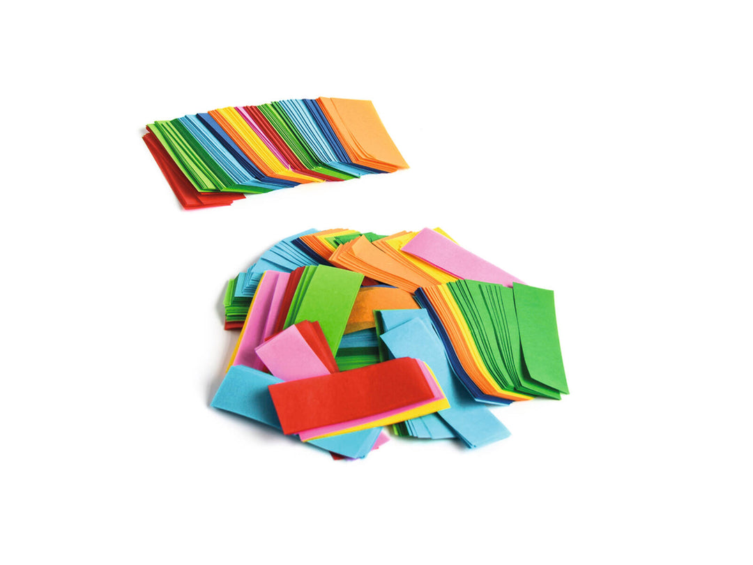 TCM FX Slowfall Confetti rektangulär 55x18mm, flerfärgad, 1kg