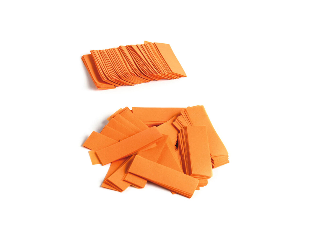TCM FX Slowfall-konfetti rektangulär 55x18 mm, orange, 1 kg