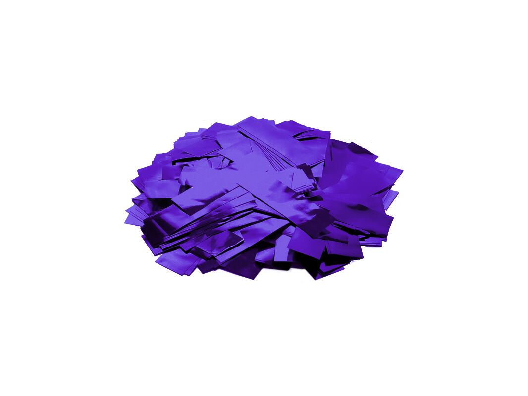 TCM FX Metallic Confetti rectangular 55x18mm, lila, 1kg
