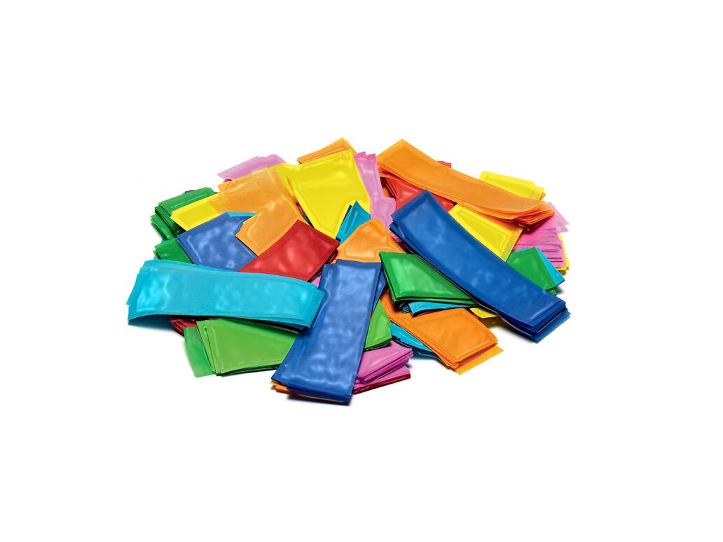TCM FX Metallic Confetti rectangular 55x18mm, flerfärgad, 1kg