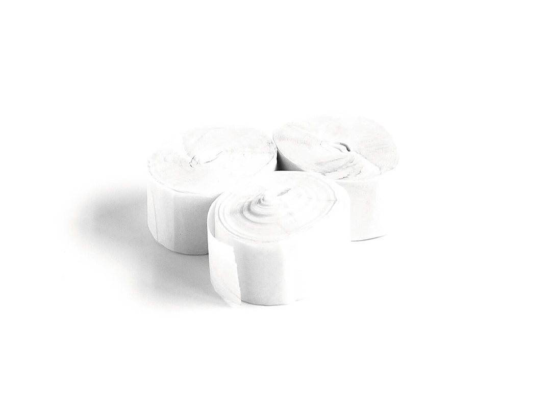 TCM FX Slowfall-streamers 10mx1.5cm, white, 32x