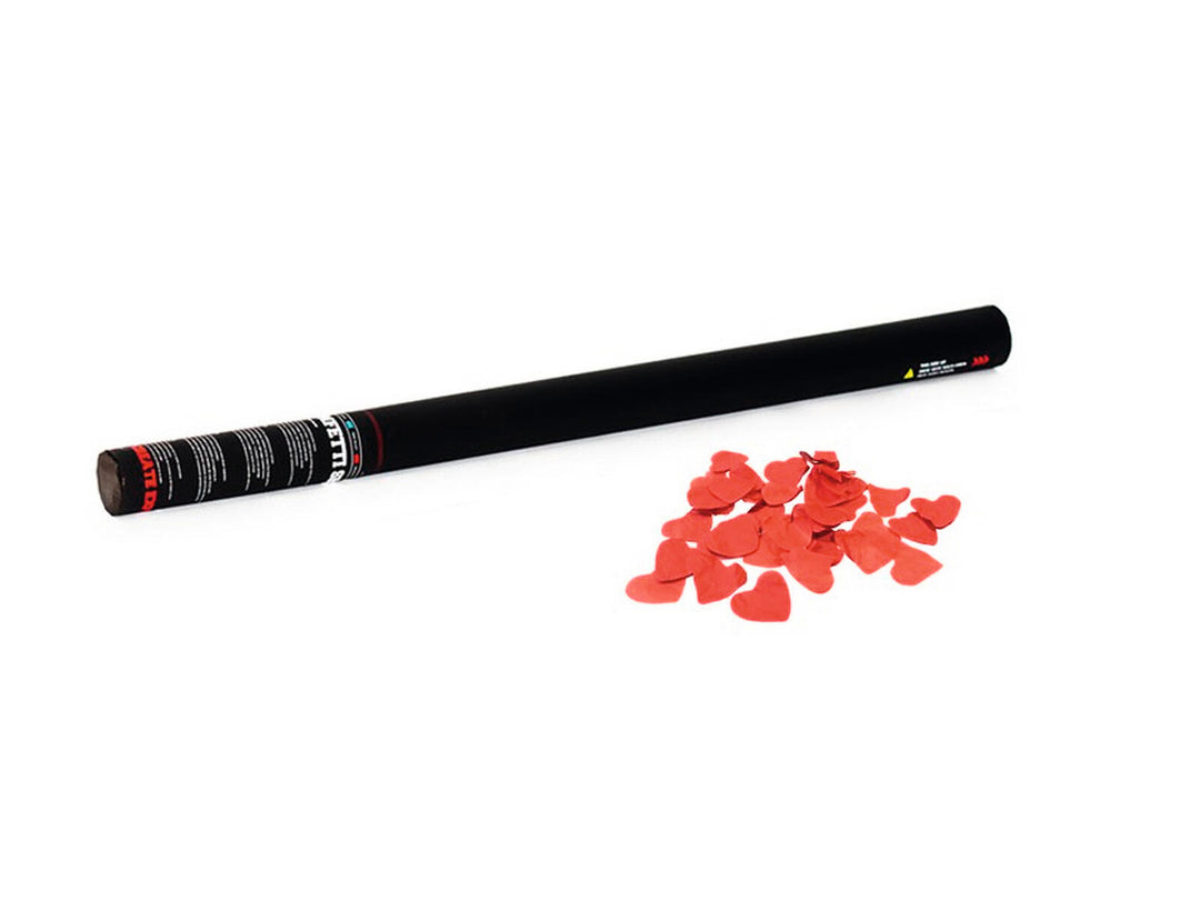 TCM FX Handheld Confetti Cannon 80cm, röda hjärtan