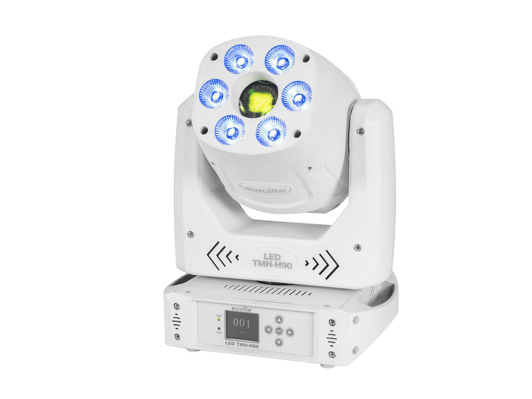EUROLITE LED TMH-H90 Hybrid Movingheads Spot/Wash COB wh