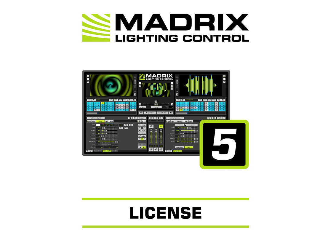 EUROLITE Set 5x LED PT-100/32 Pixel DMX Tube + Madrix Software