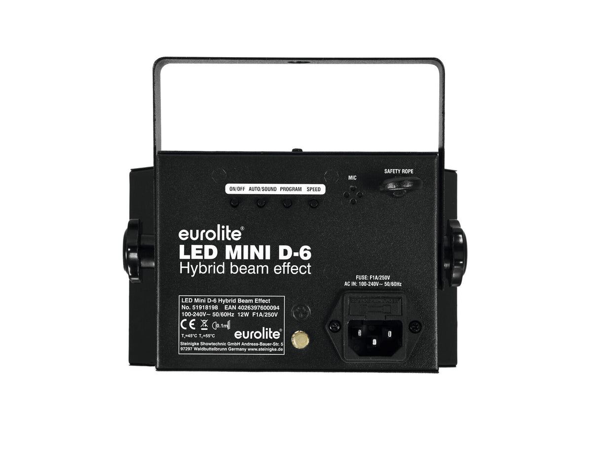 EUROLITE LED Mini D-6 Hybrid Beam Effect