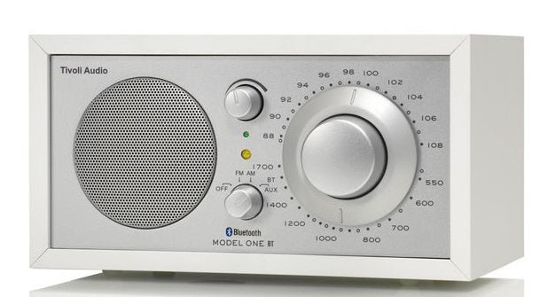 Tivoli Audio Model ONE BT med Bluetooth (Vit, Silver)