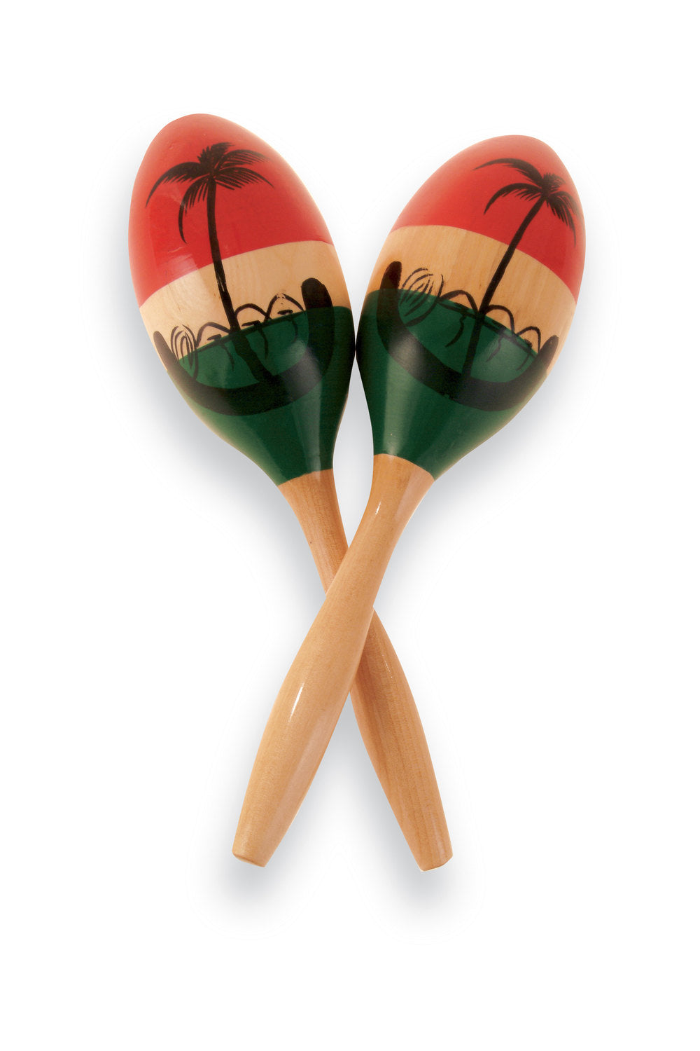 LP CP287 stora maracas i trä, målade