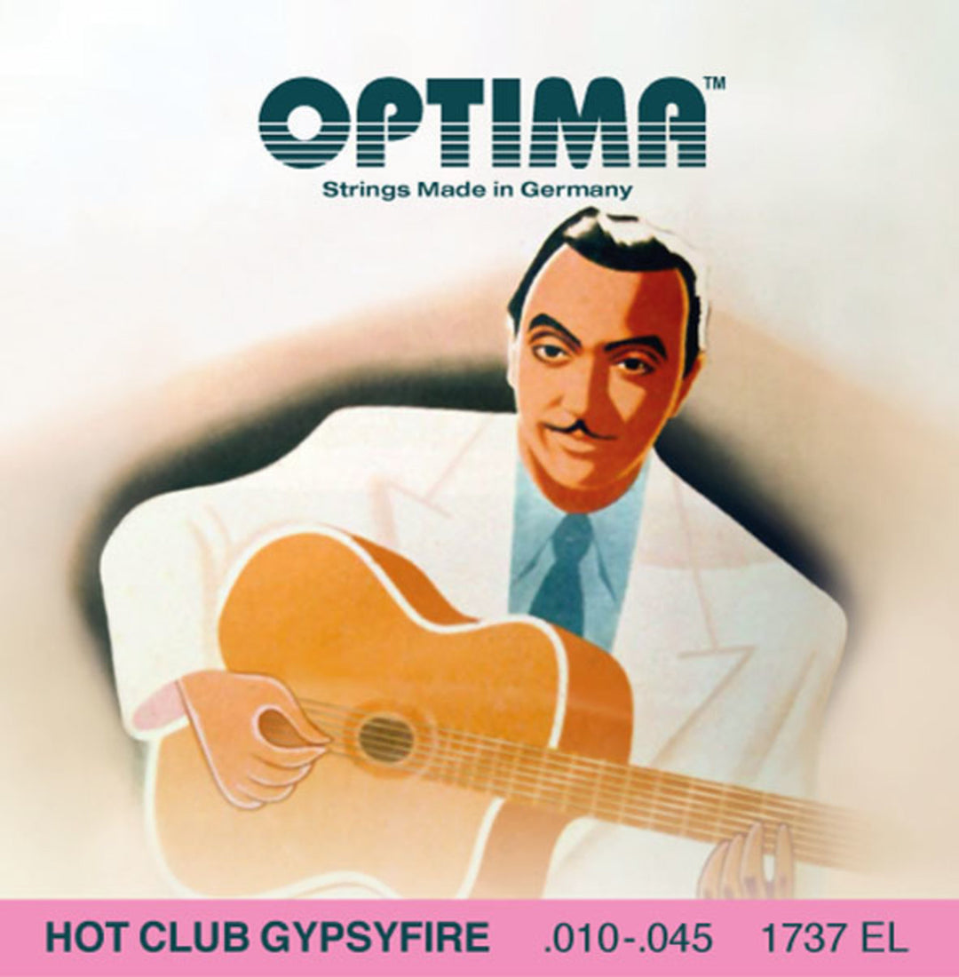 Optima strängar för akustisk gitarr Hot Club Gypsyfire silverpläterade - Set (1737EL)