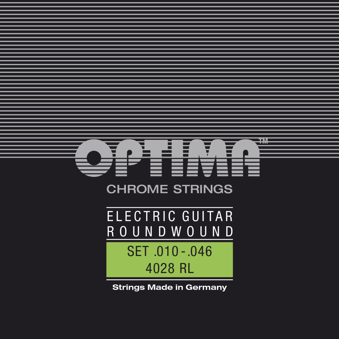 Optima Strings för elgitarr Chrome strings round wound – Komplett 12-strängad (4028.12RL)