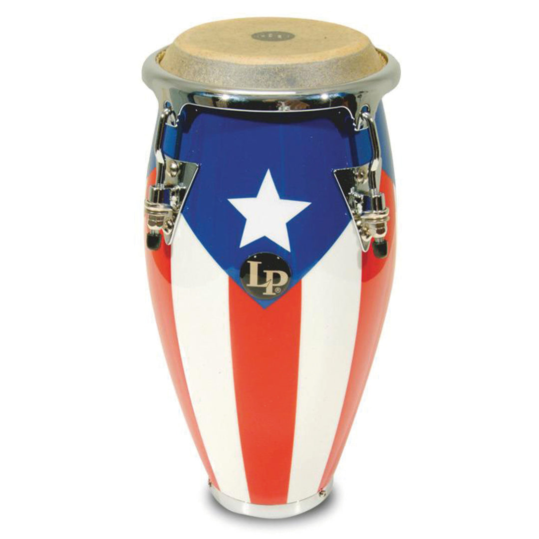 Latin Percussion Conga Mini Tunable - Puerto Rican Flag (LPM198-PR)