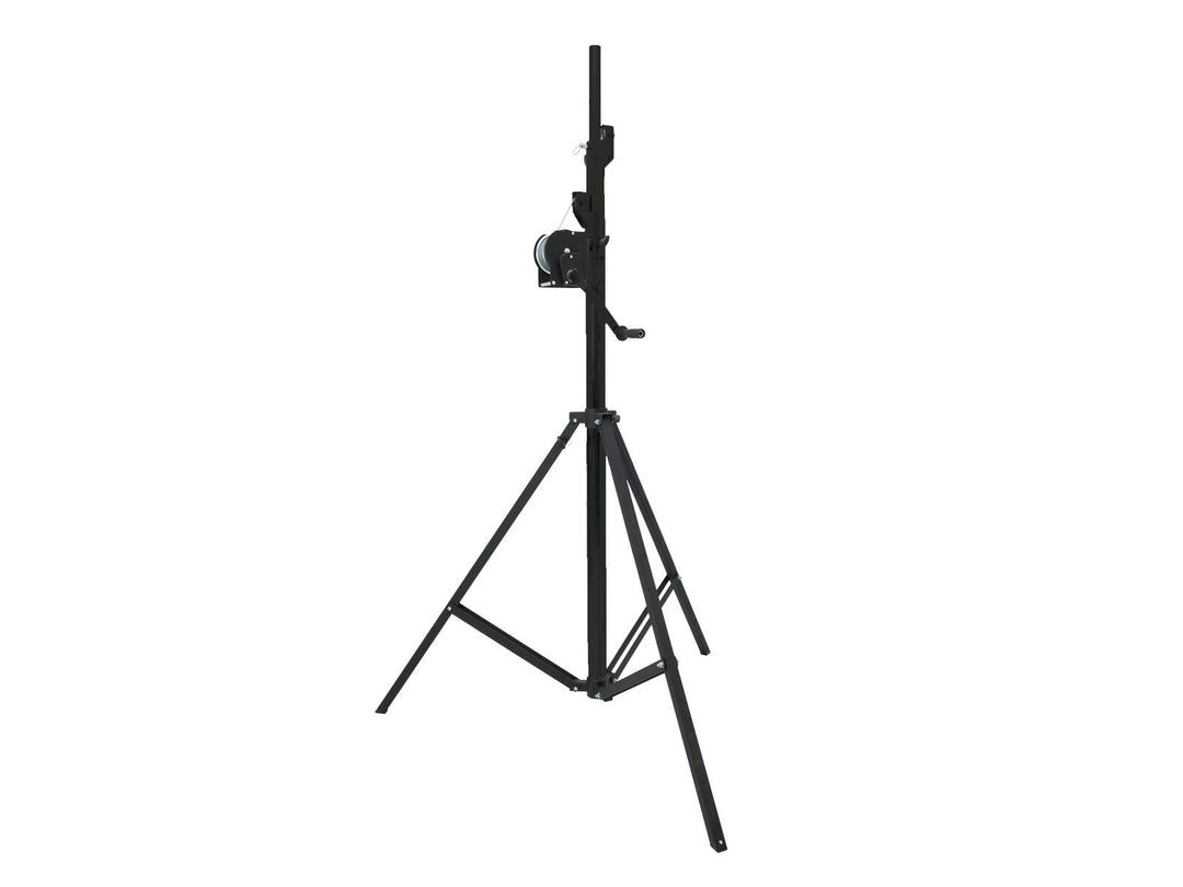 EUROLITE Set STT-400/85 Winch Stand TÜV/GS svart + STV-3529 Adapter long
