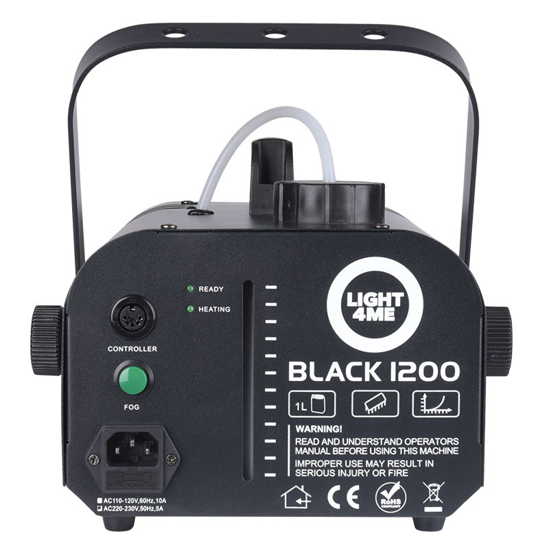 Light4Me 1200 BLACK rökmaskin