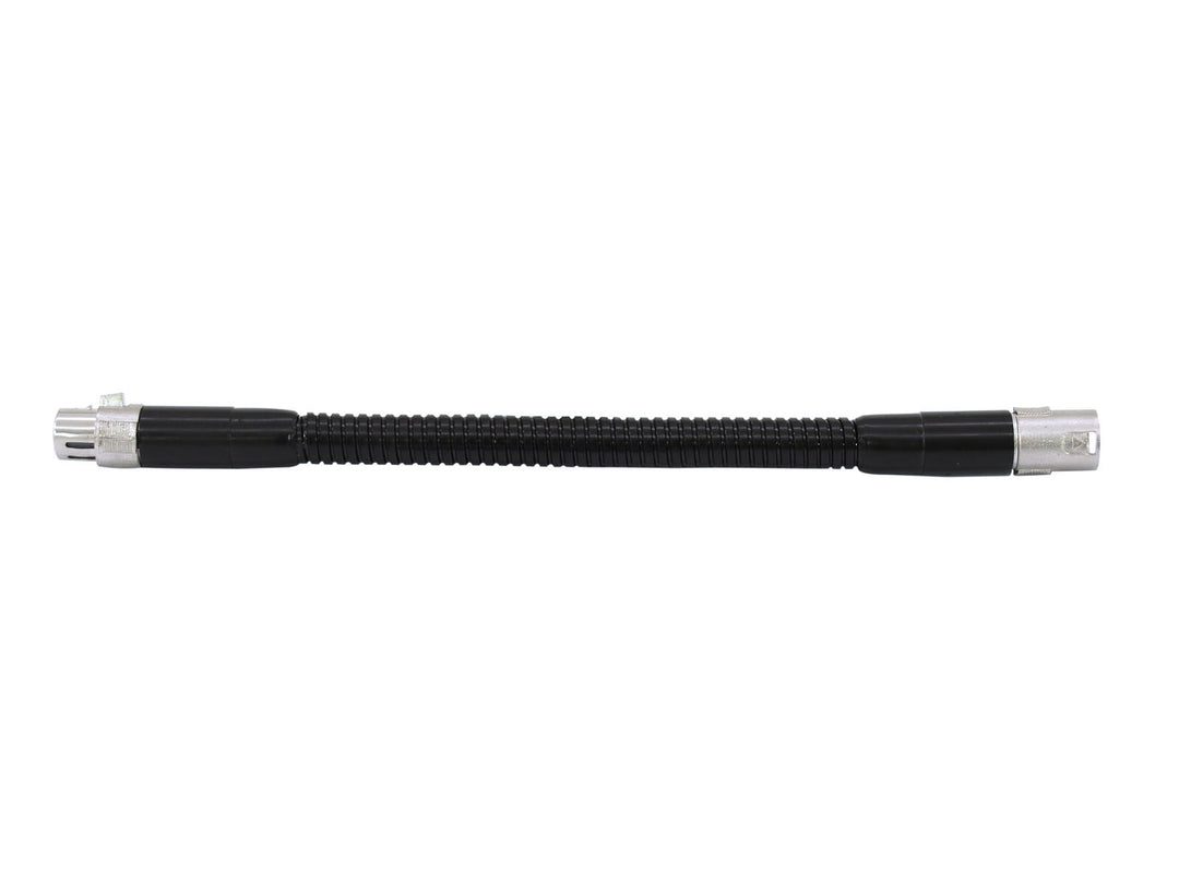 OMNITRONIC svanhals svart XLR/XLR, 47 cm