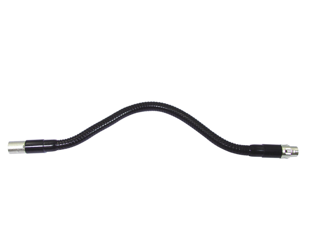 OMNITRONIC svanhals svart XLR/XLR, 47 cm
