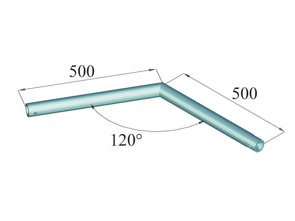 ALUTRUSS SINGLELOCK SPAC-S22 QUICK-LOCK hörn 120° bk
