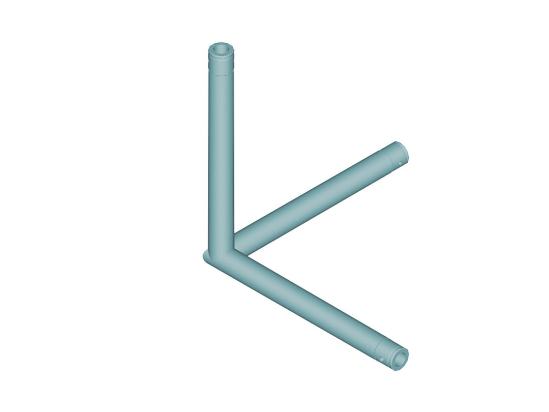 ALUTRUSS SINGLELOCK SPAL-S31 3-vägshörn 90° bk