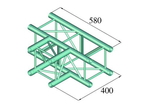 Alutruss DECOLOCK DQ4-PAT35 3-way T-piece (90¡)