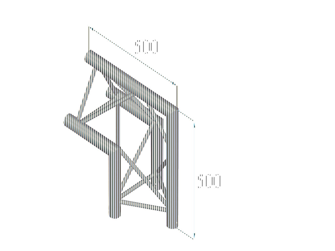 ALUTRUSS TRILOCK 6082AC-24 2-vägs hörn 90° /\
