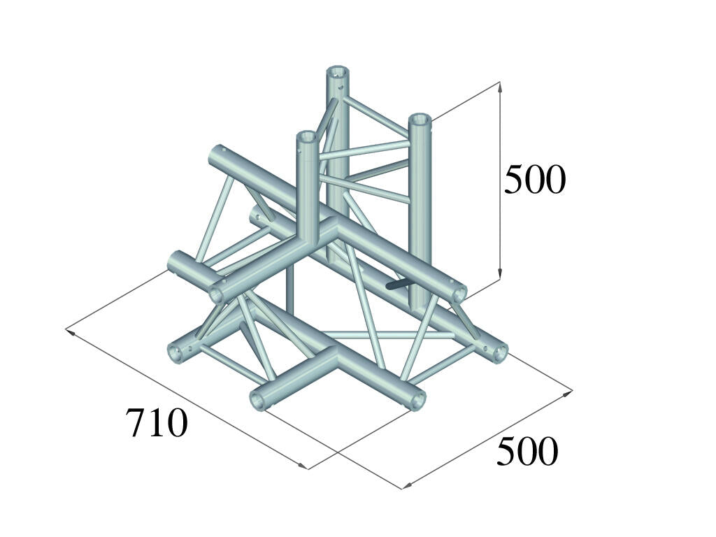 ALUTRUSS TRILOCK 6082AT-42 4-vägs stycke \/