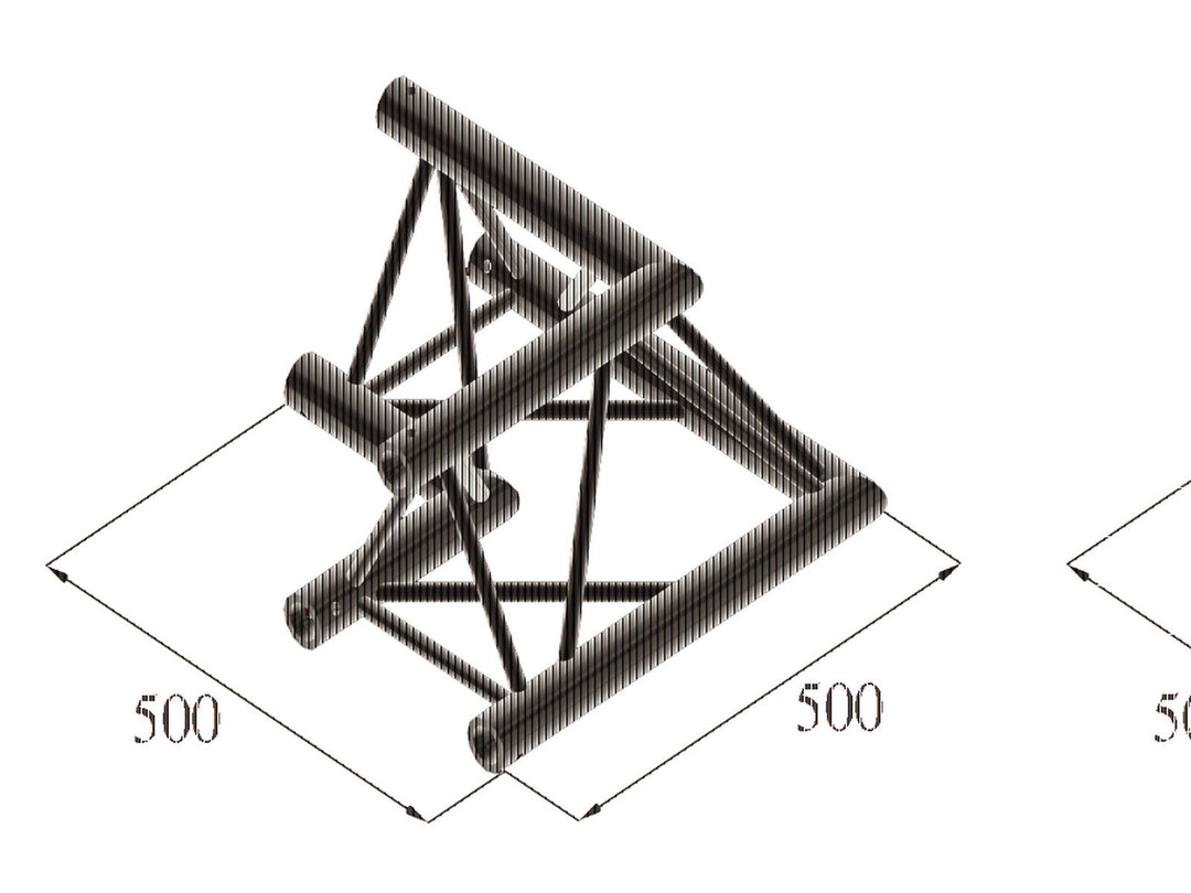 ALUTRUSS TRILOCK S-PAC 21 2-way Corner 90° black