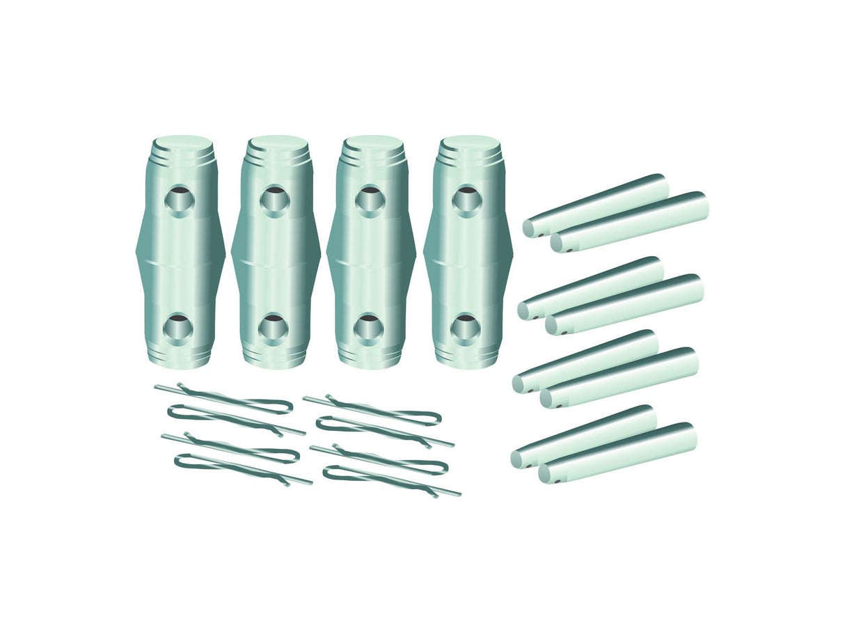 Alutruss QUADLOCK set kopplingskon / pivot / stift