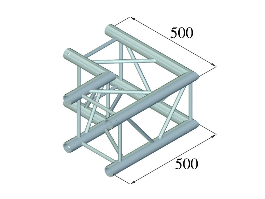 Alutruss QUADLOCK 6082C-21 2-vägs hörn (90°)