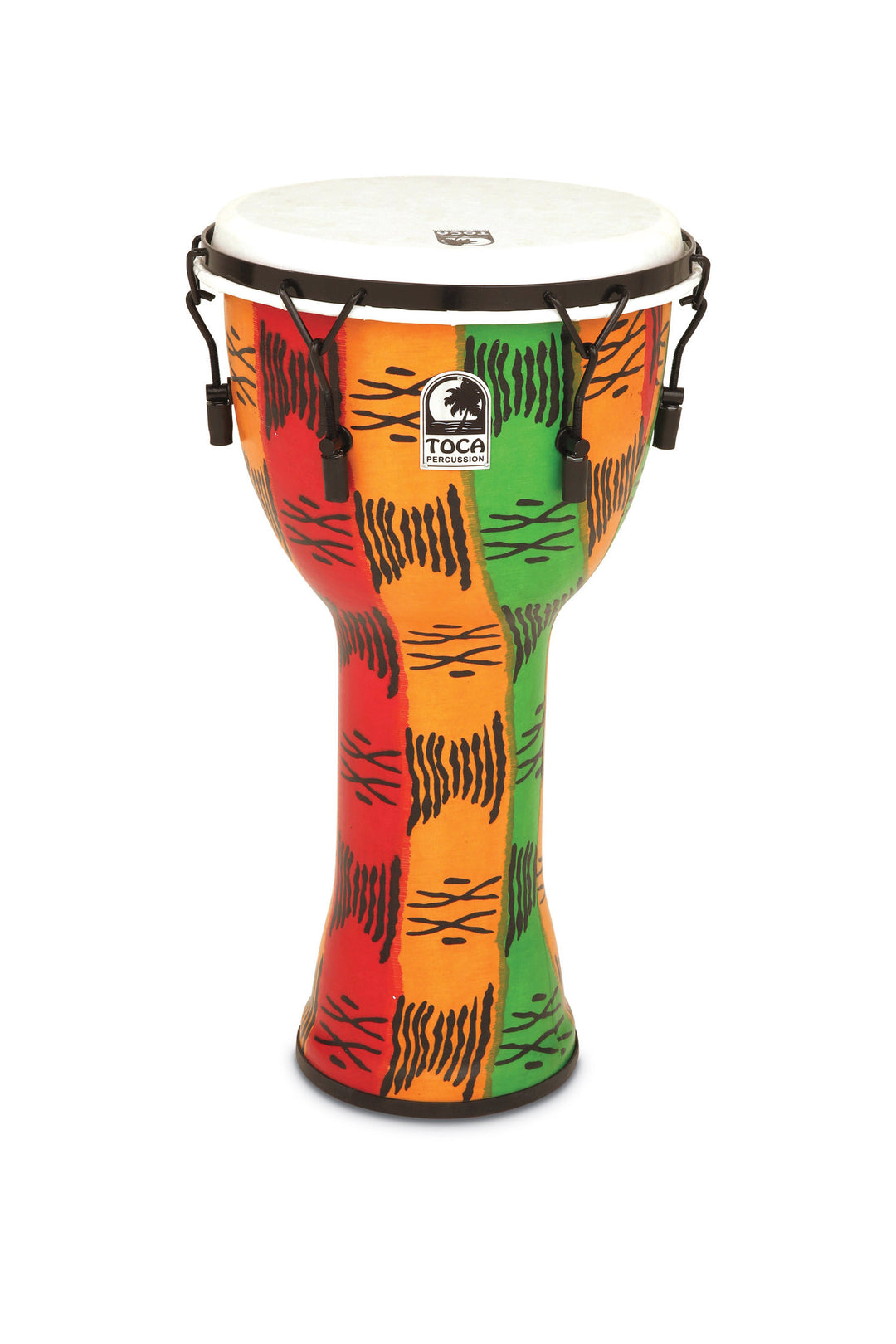 Toca Djembe Freestyle II mekaniskt stämd - Röd mask (TF2DM-12RM)