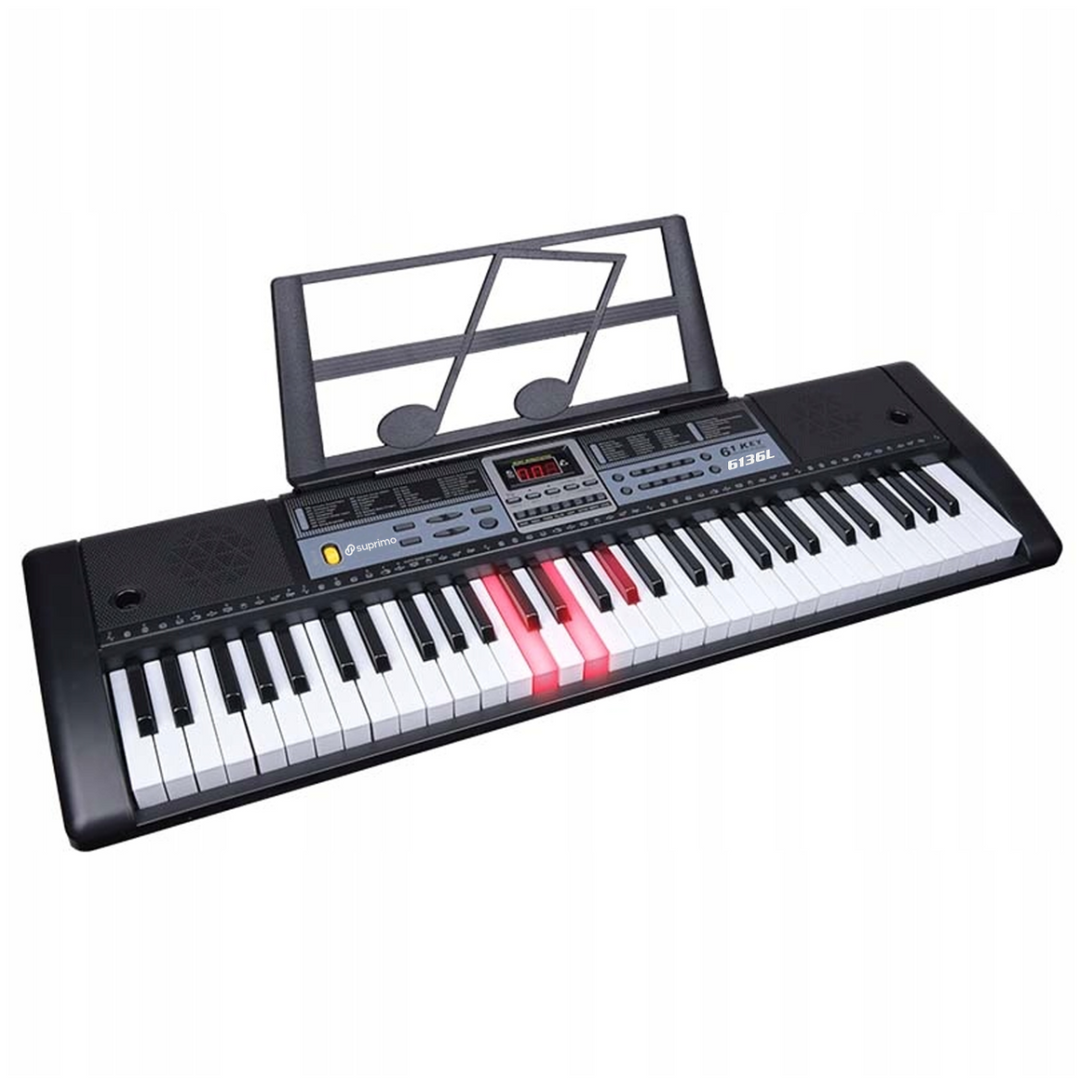 SUPRIMO 6136L keyboard med mikrofon