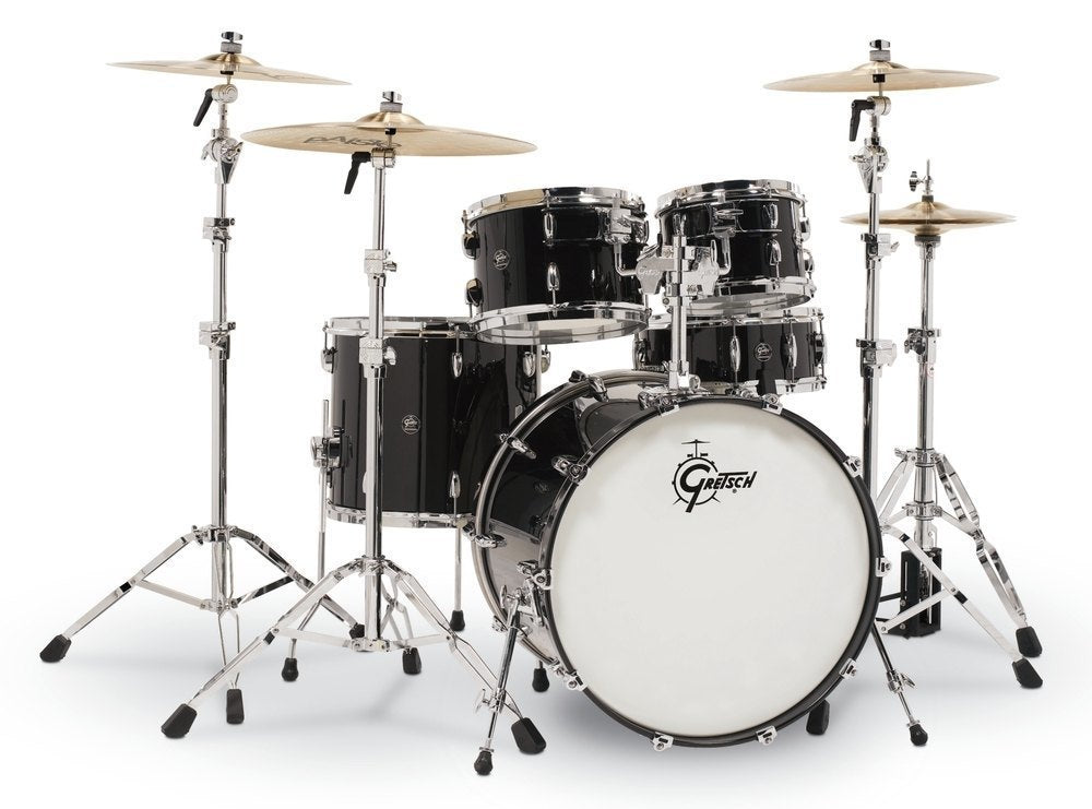 Gretsch Renown Maple 4-delt shell set 22", Piano Black