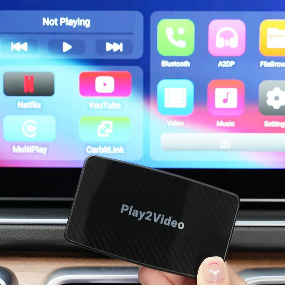 Allt-i-ett-adapter Trådlös CarPlay , Android Auto och Video