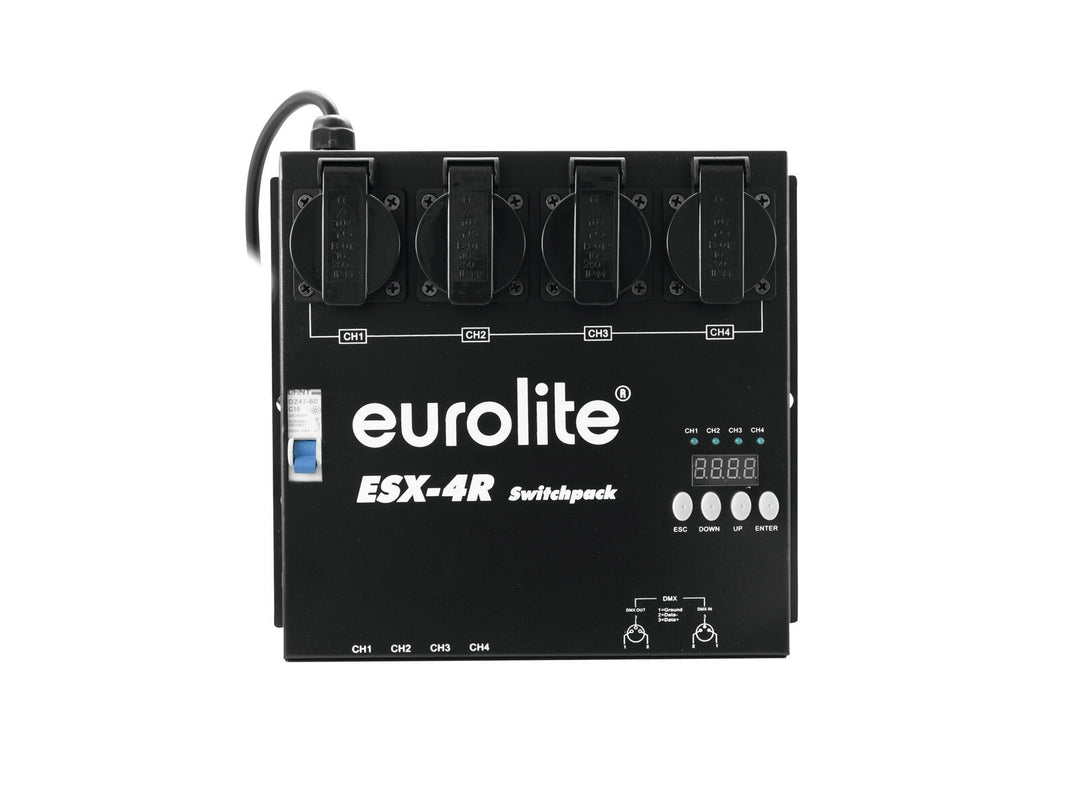 EUROLITE ESX-4R DMX RDM-brytare Pack