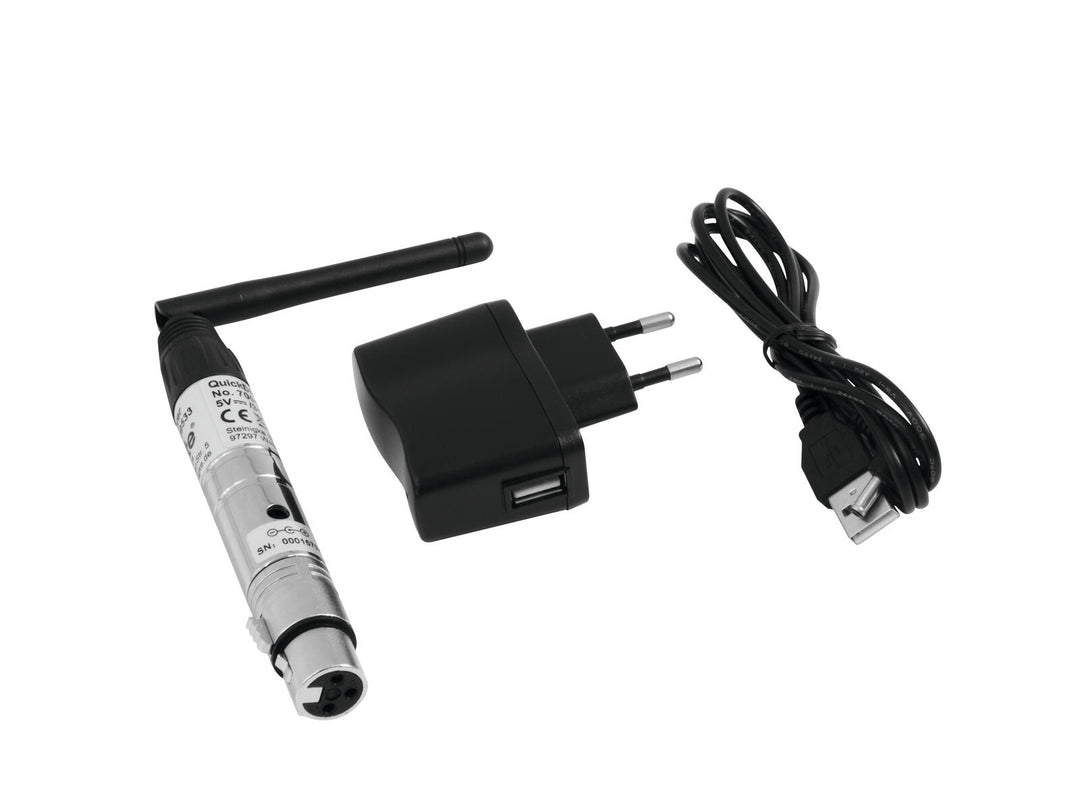 EUROLITE Set QuickDMX 1x transmitter + 4x Receiver