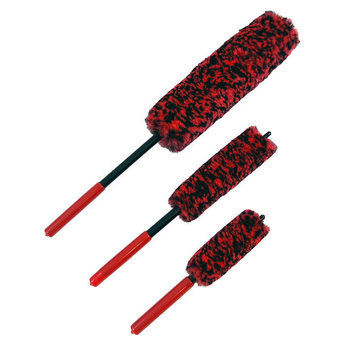 Fälgborsteset i mikrofiber - 3 st.