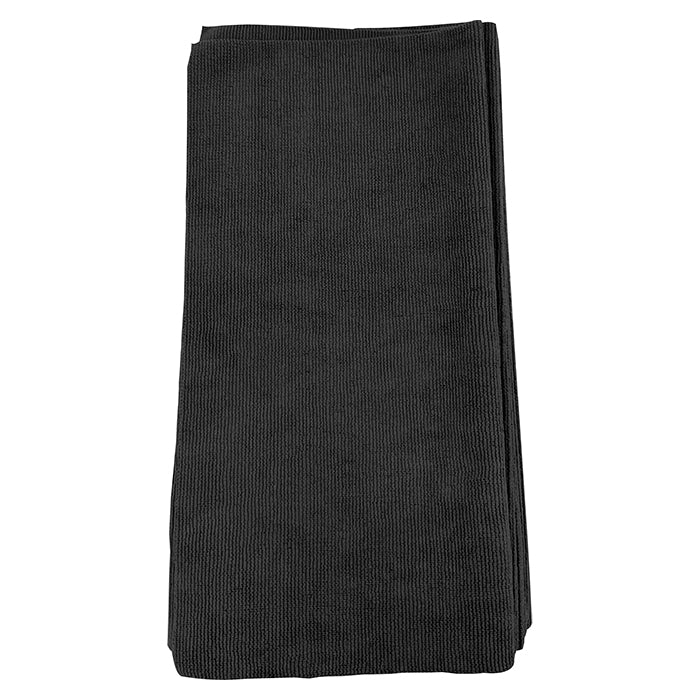 Mikrofiberduk, 40x40cm, 330gsm, 10 st Svart