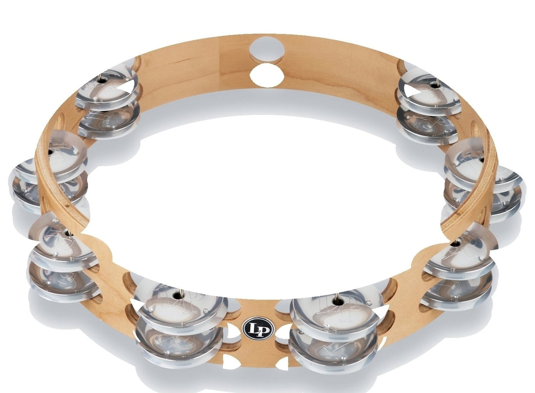 Latin Percussion Tamburin Pro 10 in dubbelrad - LP380B-AL (LP380B-AL)