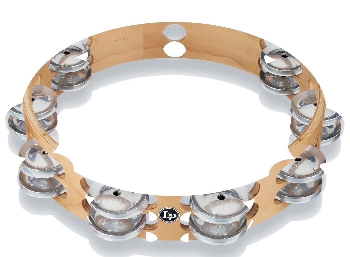 Latin Percussion Tamburin Pro 10 in dubbelrad - LP380B-AL (LP380B-AL)