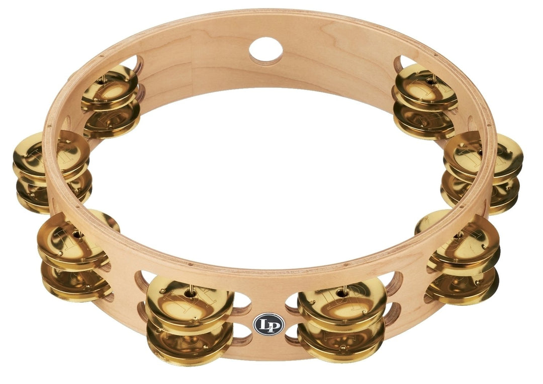 Latin Percussion tamburin Pro 10 in dubbelradig - LP380B-BR (LP380B-BR)
