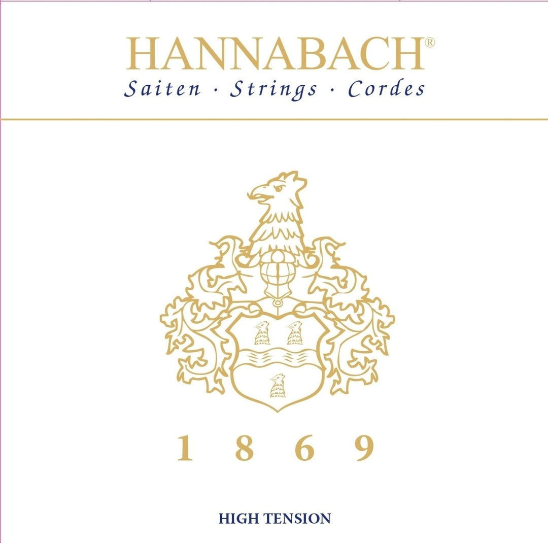 Hannabach strängar för klassisk gitarr Serie 1869 Carbon/Gold HT - E6 Gold HT (18696HT)