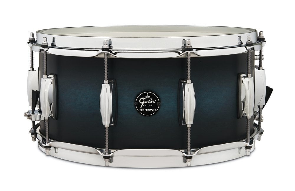 Gretsch Renown Maple virveltrumma 14" x 6,5", Satin Antique Blue Burst