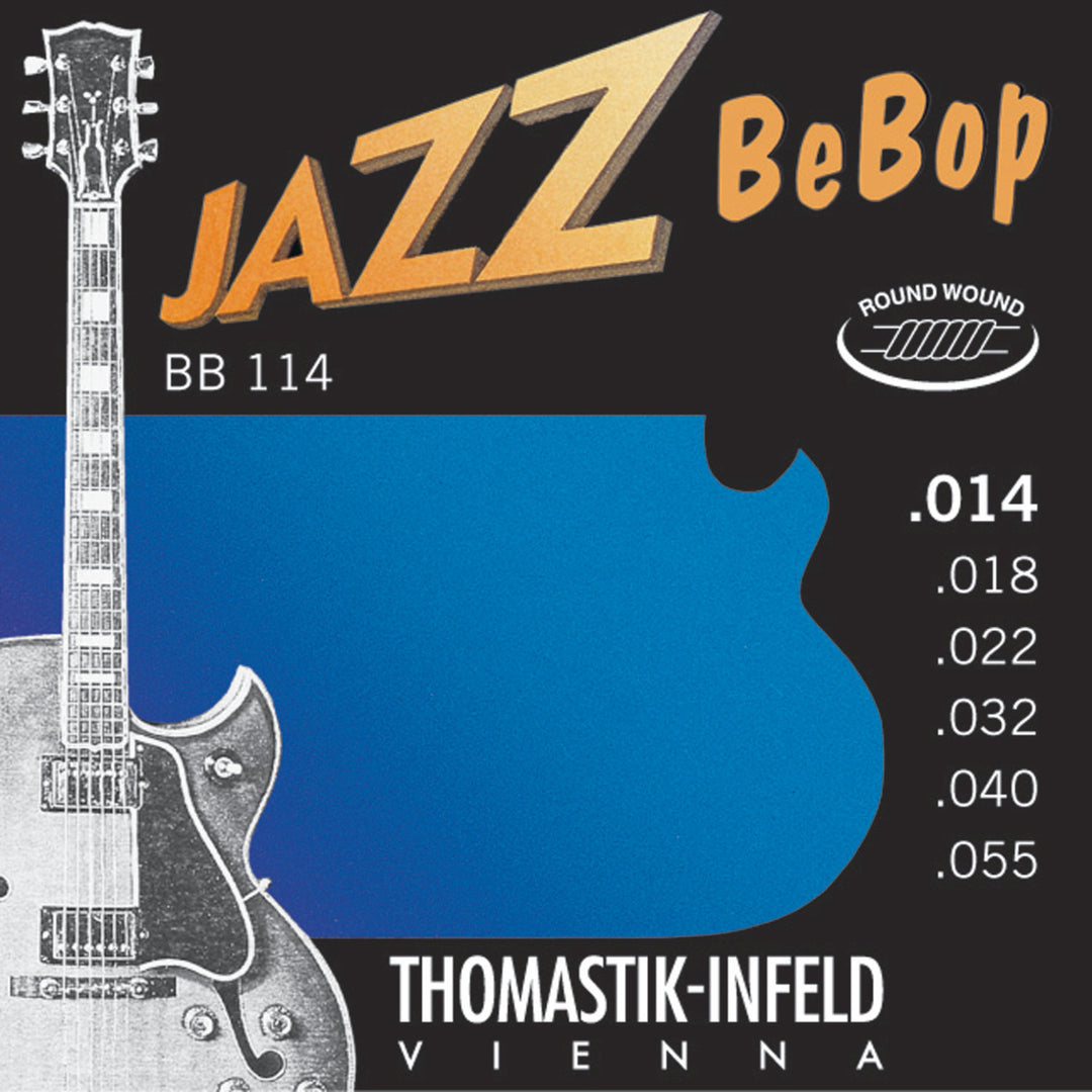 Thomastik-Infeld Strängar för elgitarr Jazz BeBob series nickel round wound - Set 014rw (BB114)