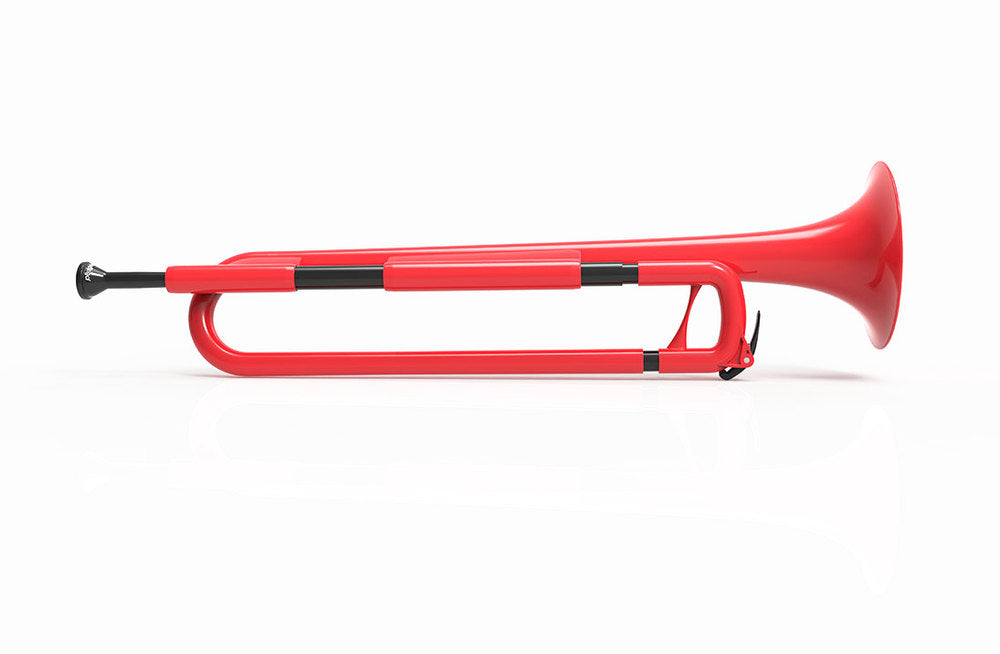 pBugle Bb-fanfare i plast, röd