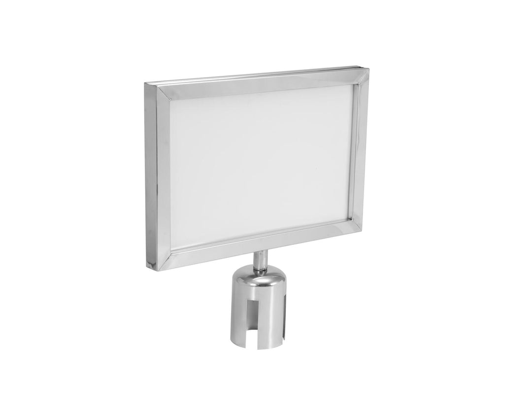 EUROLITE skylt för Eurolite-barriär 317x215 silver