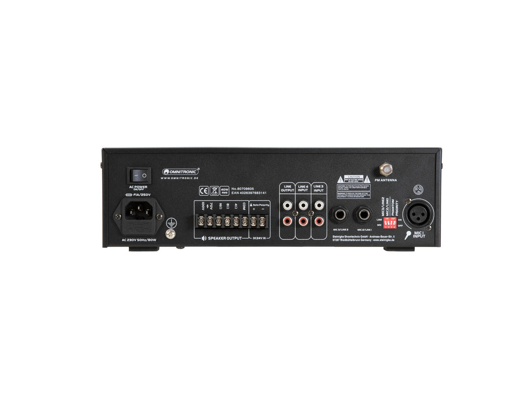 OMNITRONIC CPE-40P PA-mixförstärkare