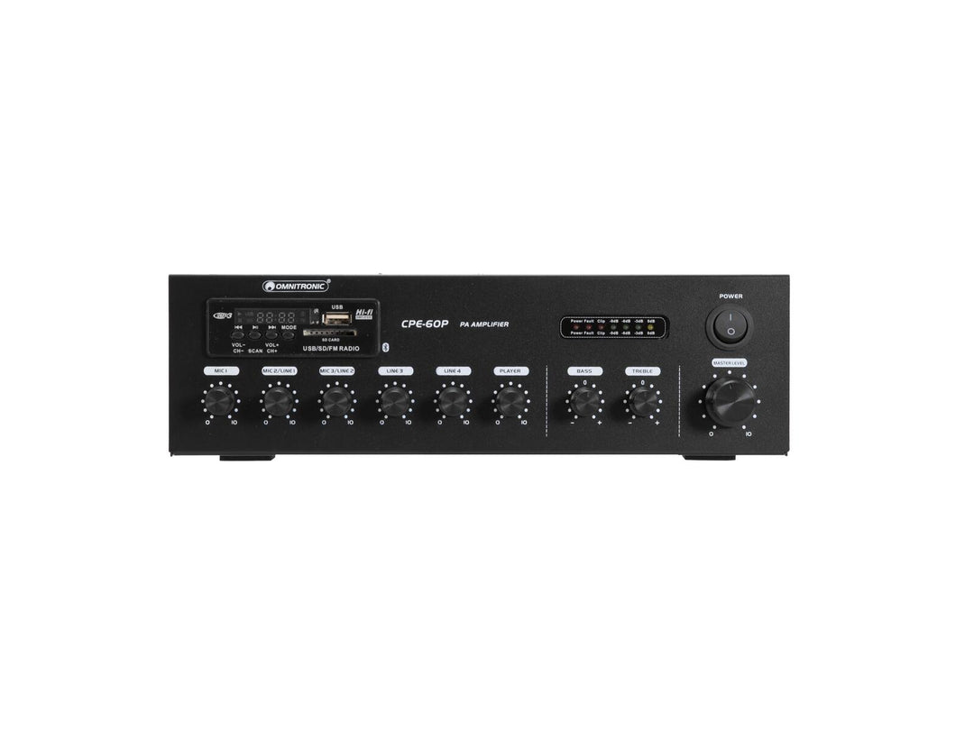 OMNITRONIC CPE-60P PA-mixningsförstärkare