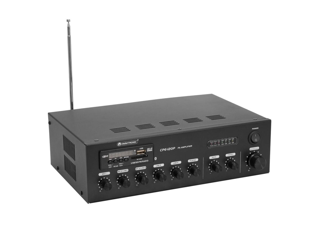 OMNITRONIC CPE-120P PA-mixningsförstärkare