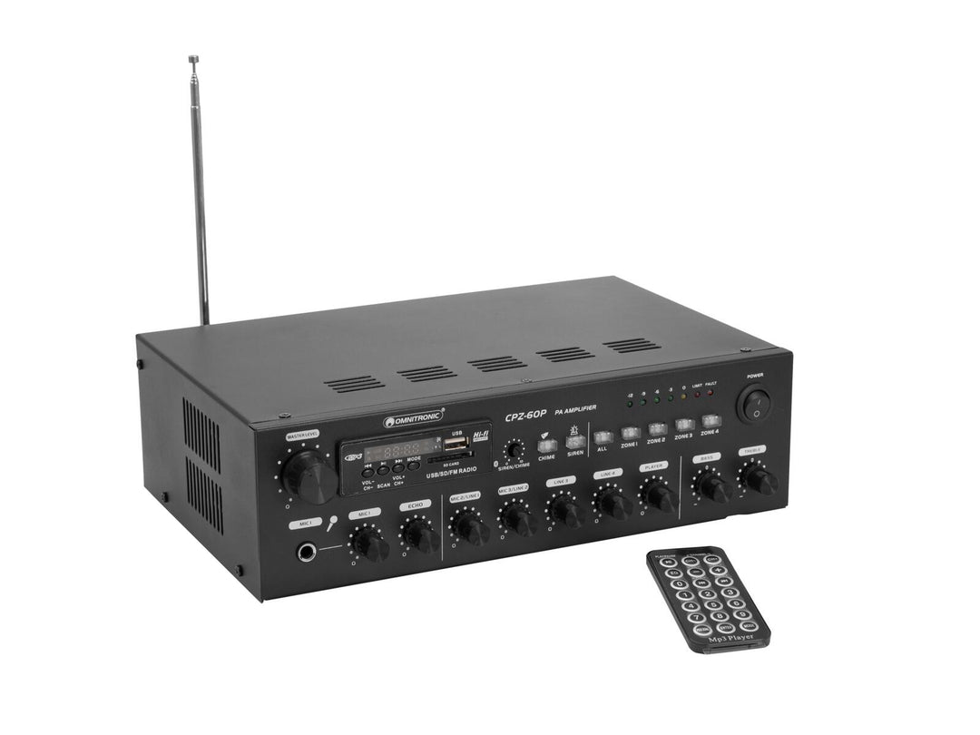 OMNITRONIC CPZ-60P PA-mixförstärkare