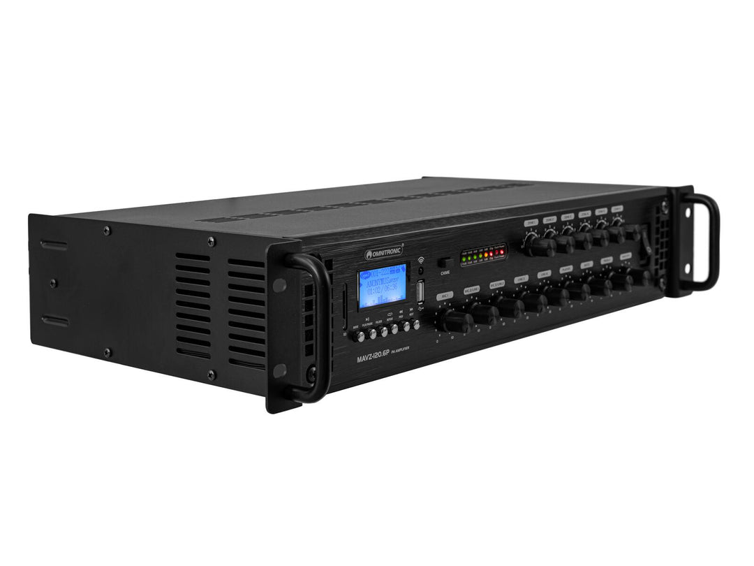 OMNITRONIC MAVZ-120.6P PA-mixningsförstärkare