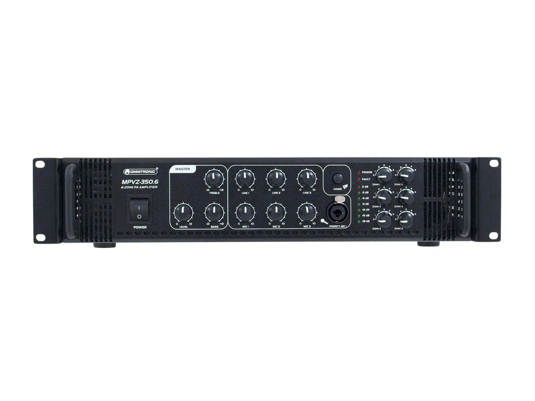 OMNITRONIC MPVZ-350.6 PA-mixningsförstärkare